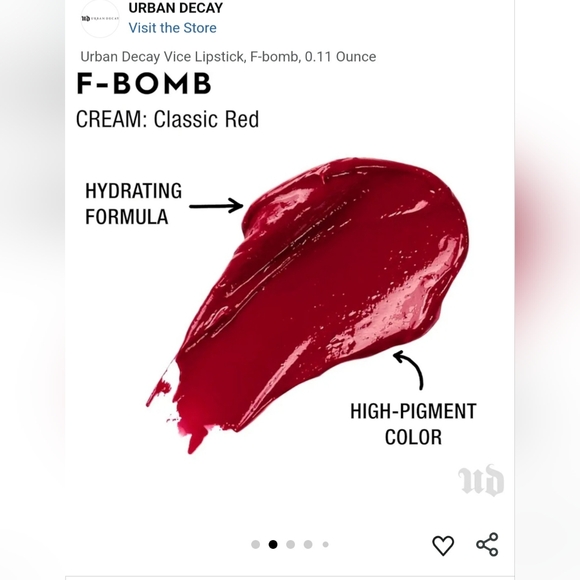 Urban Decay Shiny Purple Lipstick Case with Gold Trim (F BOMB) - Picture 6 of 8